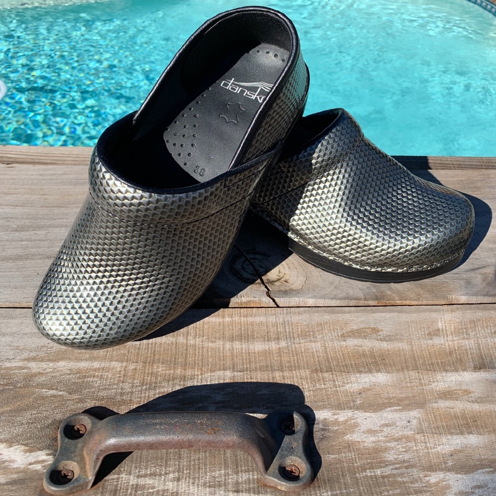 Dansko Professional Metallic Honeycomb Patent Clog